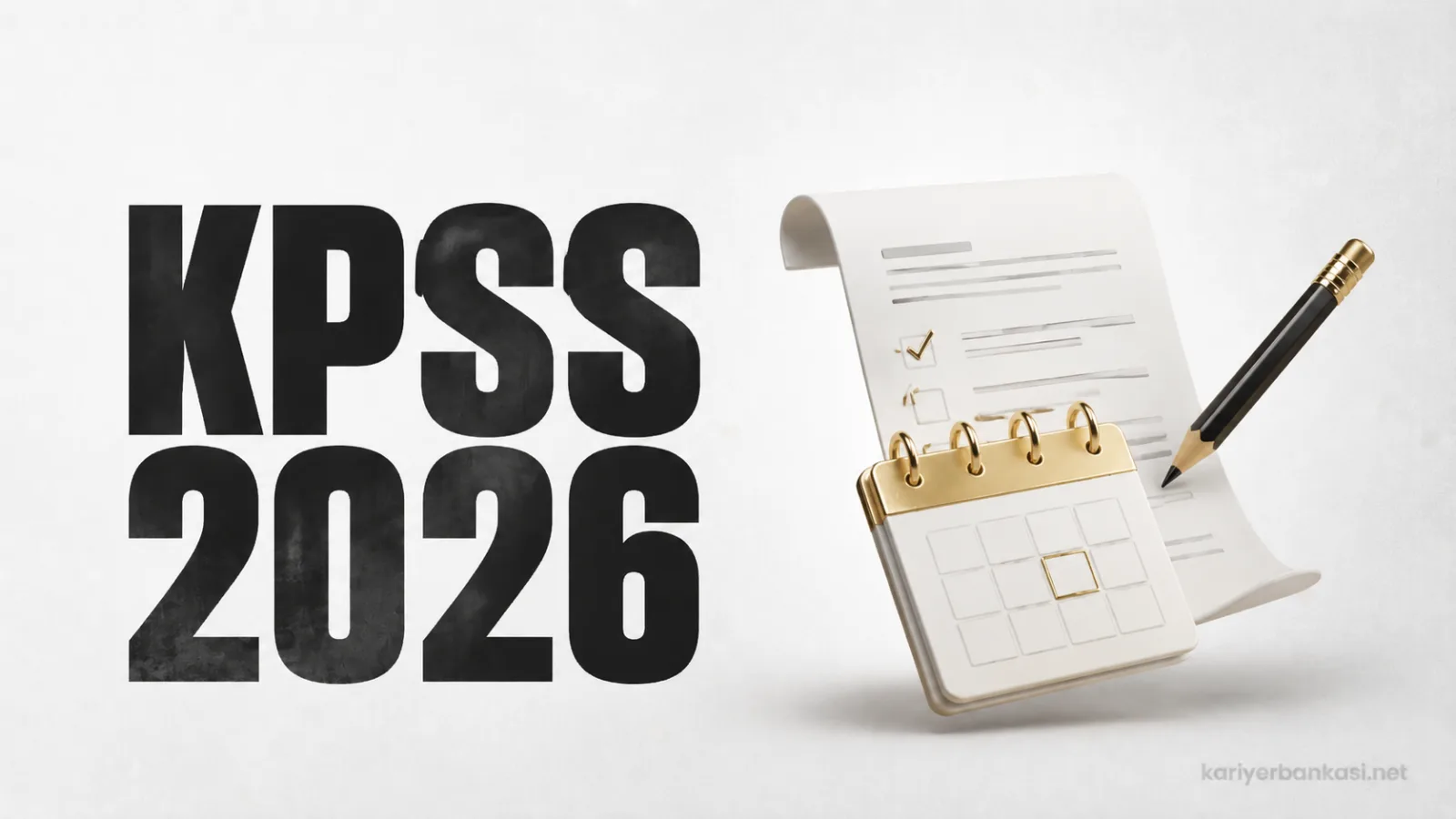 Memur adayları dikkat: KPSS 2026 başvuruları başlıyor