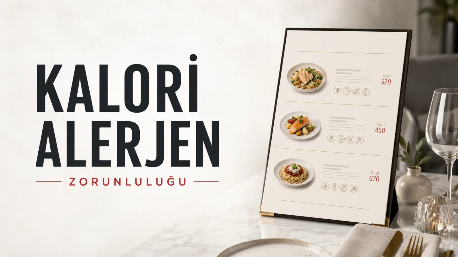 Restoran Menülerinde Kalori ve Alerjen Zorunluluğu Başladı