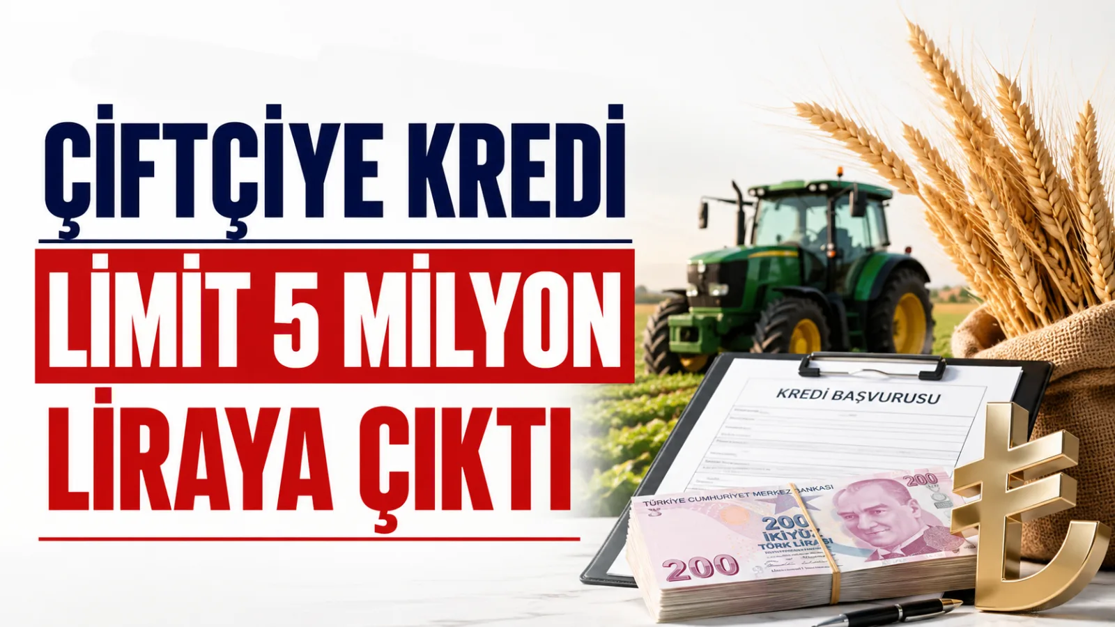 Çiftçiye kredi müjdesi: Limit 5 milyon liraya çıktı